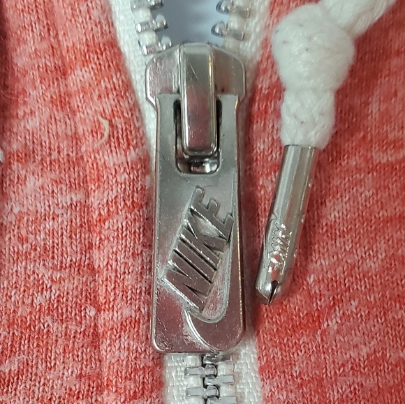 Nike Women's Crimson Heathered Full-Zip Lightweight Hoodie Hooded Jacket Size XS - Picture 5 of 7